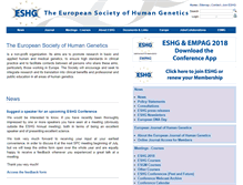 Tablet Screenshot of eshg.org